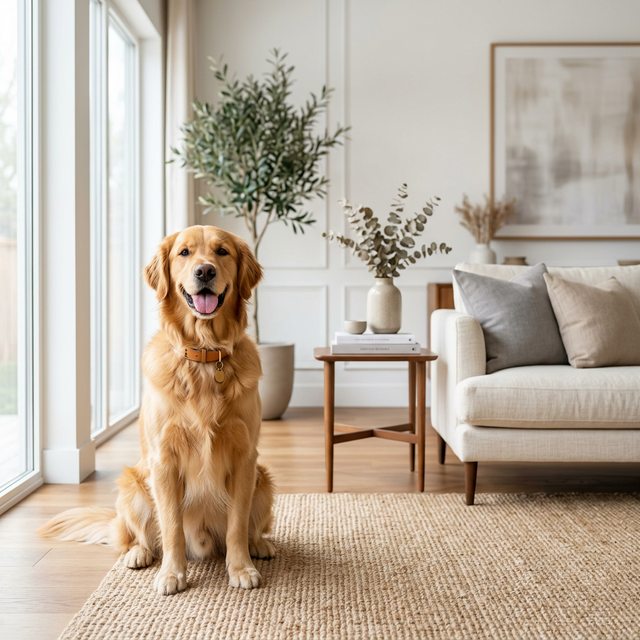 Majestic Golden Retriever hero image for PawsArt